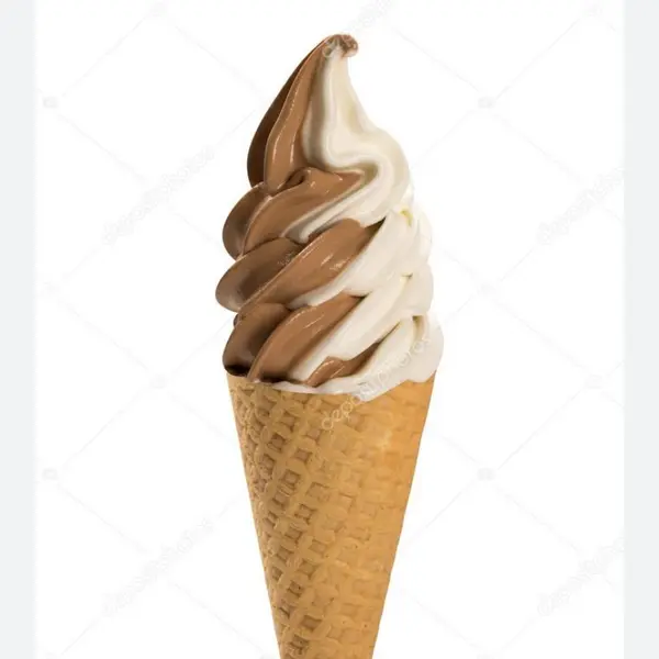 3rd-base-scoop - Twist Soft Serve (Chocolate and Vanilla)