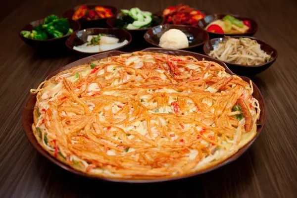 a-ri-rang-tofu-house - S9. Seafood Pancake with Vegetables