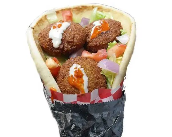 abu-omar-gyros-shawarma - Falafel Gyro (Vegetarian) فـلافل جـايرو 