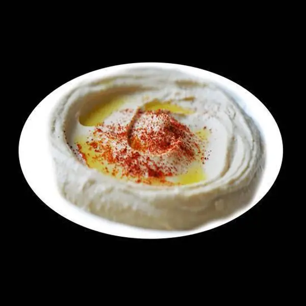 abu-omar-gyros-shawarma - Hummus with Pita Bread  حمـص مع خبـز