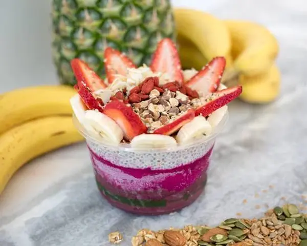 acai-r - Pitaya + Coconut Chia Pudding