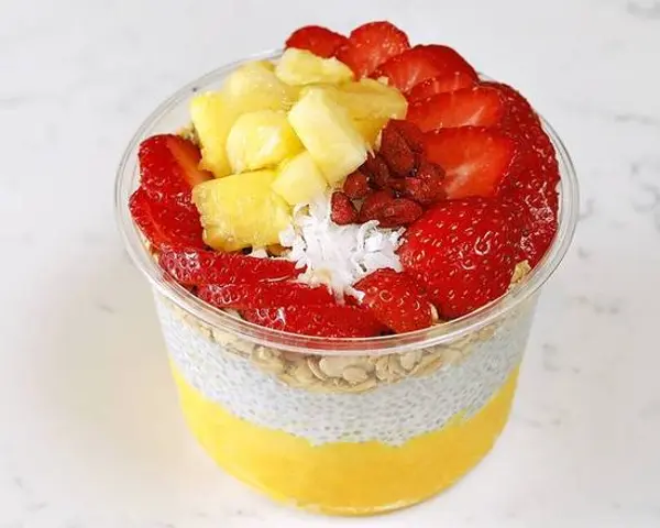 acai-r - Turmeric Mango + Coconut Chia Pudding