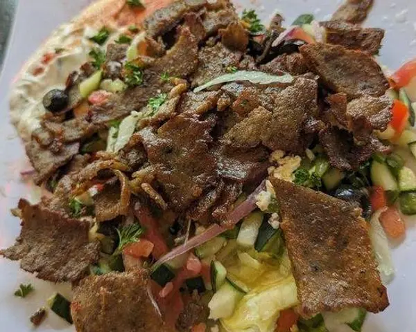 aces-gyro-shack - Lamb or Steak Salad