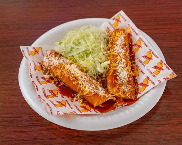 adalbertos-mexican-food - Two Enchiladas