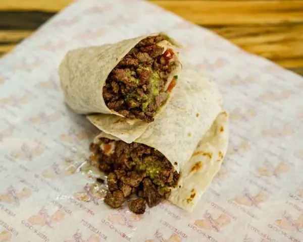 adalbertos-mexican-food - Carne Asada with Guacamole and Salsa Burrito