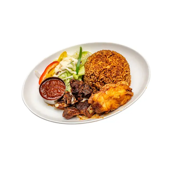 afripot-restaurant - Jollof Rice with Fish