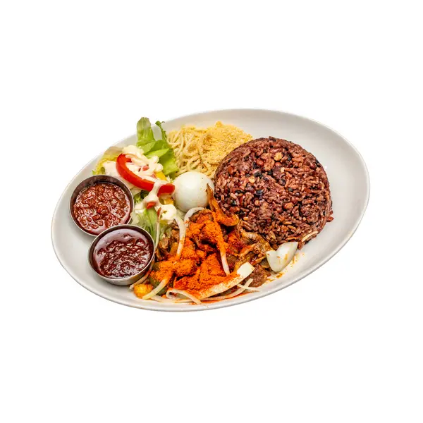 afripot-restaurant - Waakye with Chofi (Large)