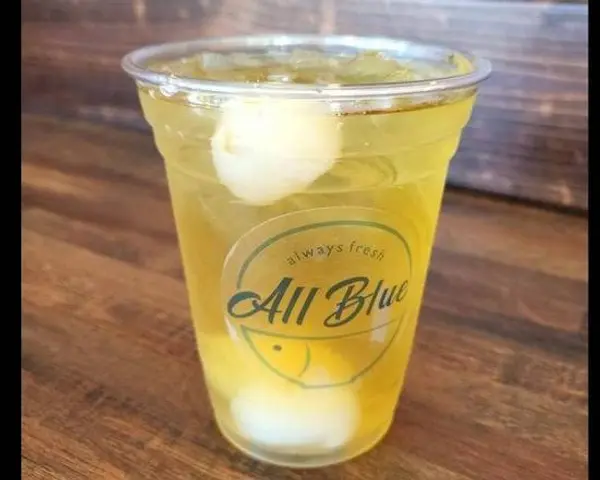 all-blue-poke - Lychee iced green tea