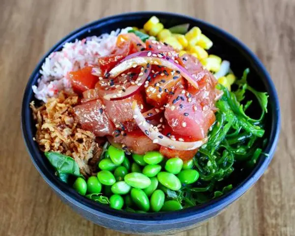 all-blue-poke - Build your own poke bowl