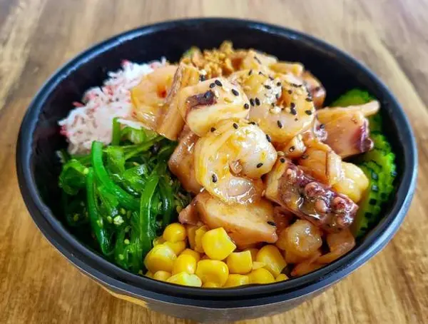 all-blue-poke - Oceanic Fable Poke Bowl (cooked)