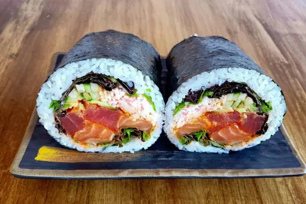 all-blue-poke - Scorching Sun Sushi Burrito