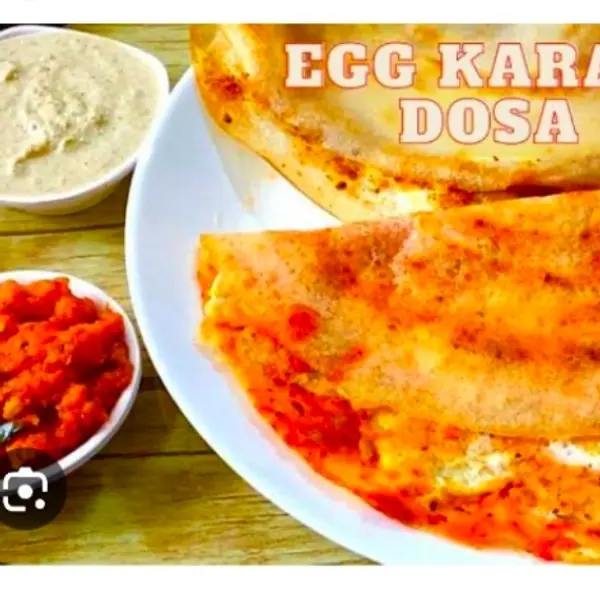 amaravathi-andhra-mess - Egg kaaram dosa