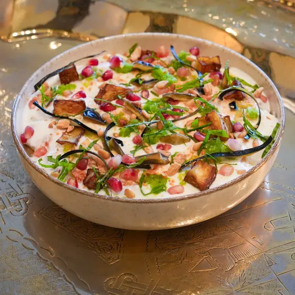 amber-restaurant - Eggplant Fatteh