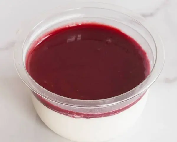 amore-e-gusto - Panna cotta coulis de fruits rouges