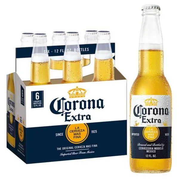 ampm - Corona Extra Btl Gl 6Pk 12 Fld oz (4.5% ABV)