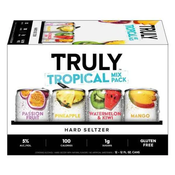 ampm - Truly Hard Seltzer Tropical Mix Pack Can Al Slim 12pk/12 fl oz (5.0% ABV)