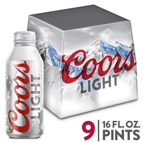 ampm - Coors Light Btl Al 9Pk 16 Fld oz (4.2% ABV)