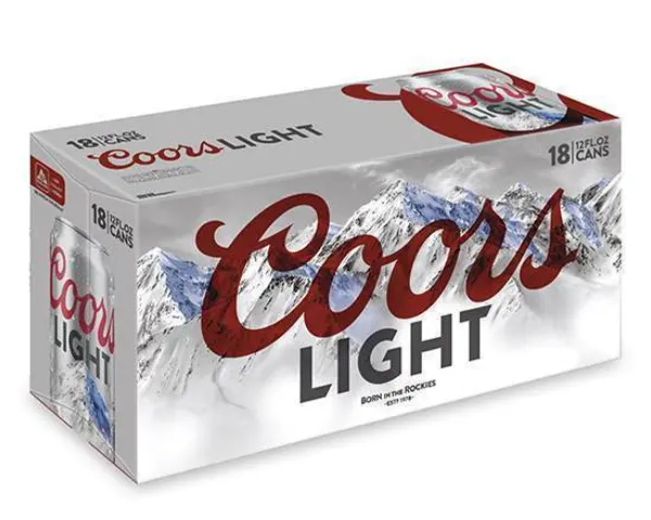 ampm - Coors Light, 18pk-12 oz Can Beer (4.2% ABV)