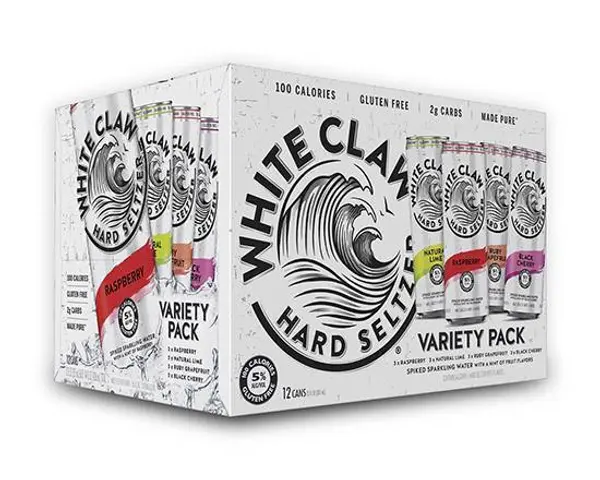 ampm - White Claw Variety Pack, 12pk-12 oz Can Hard Seltzer (5.0% ABV)