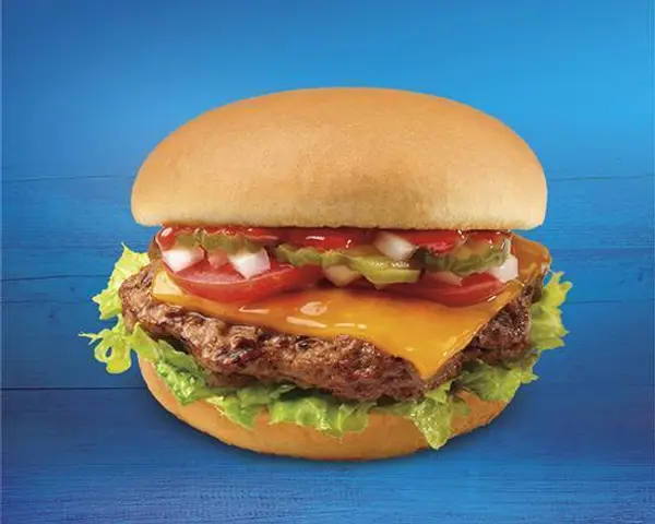 ampm - ampm cheeseburger!