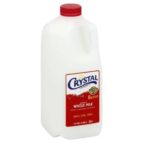 ampm - Crystal Creamery Whole Milk (0.5 gal.)