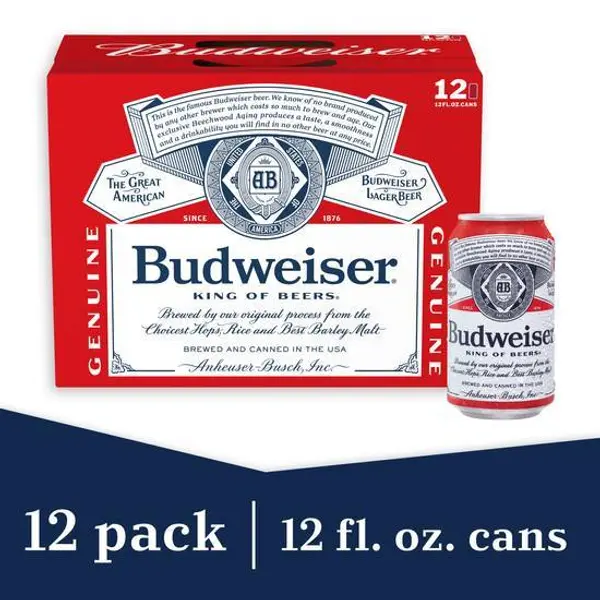 ampm - Budweiser Can Al 12Pk 12 Fld oz (5.0% ABV)