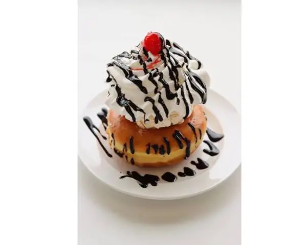 angels-donuts-ice-cream - Donut Sundae