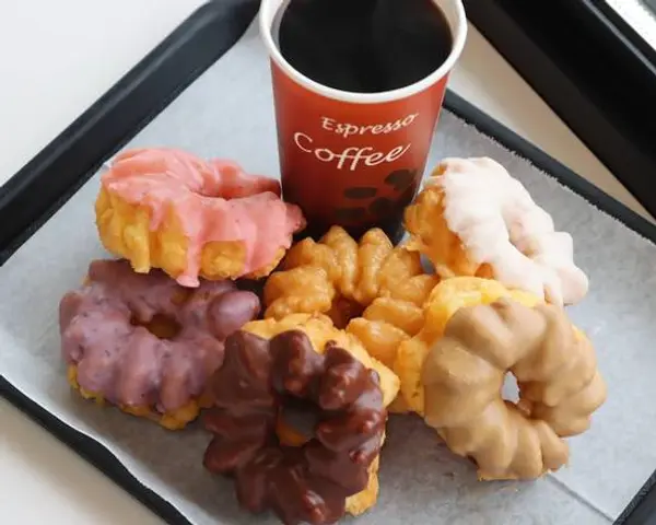 angels-donuts-ice-cream - Blueberry French Cruller