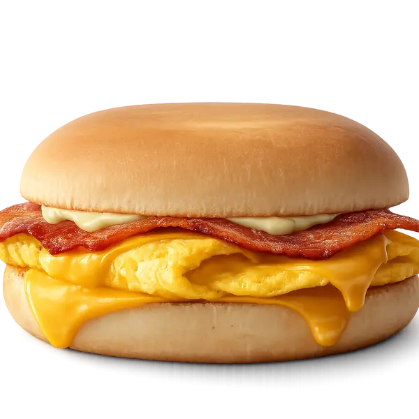 apple-burger-cafeteria - Egg with Bacon