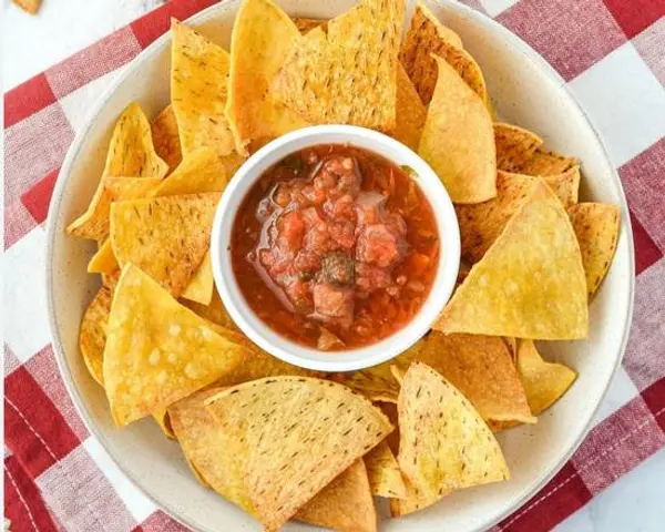 ariels-breakfast - Side chips and salsa