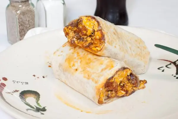 ariels-breakfast - Sausage breakfast burrito.