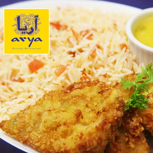 arya-persian-restaurants - Chicken Schnitzel