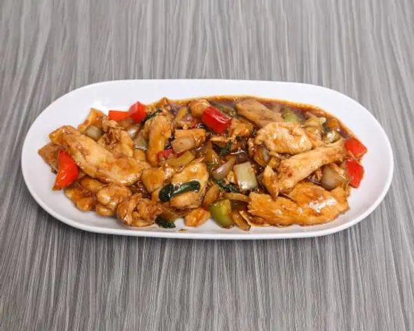 aux-delices-de-charentong - C03. Poulet Basilic Sauce Piquante