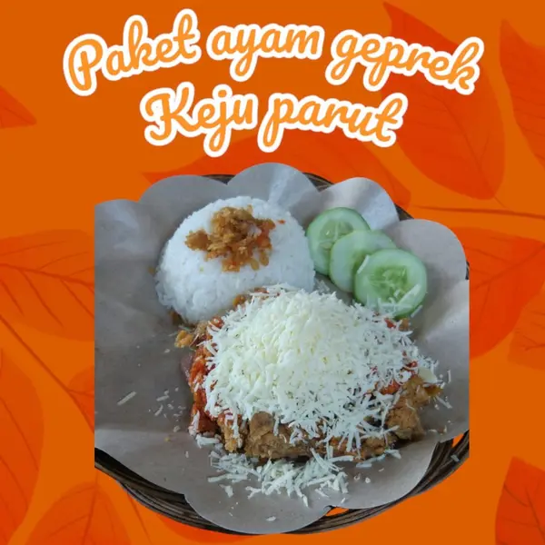 ayam-geprek-nom-nom - Paket ayam geprek keju parut