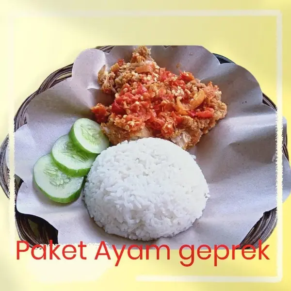 ayam-geprek-nom-nom - Paket ayam geprek