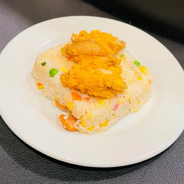 b0ji0-pub - Fried Rice with 2 Fried Wings