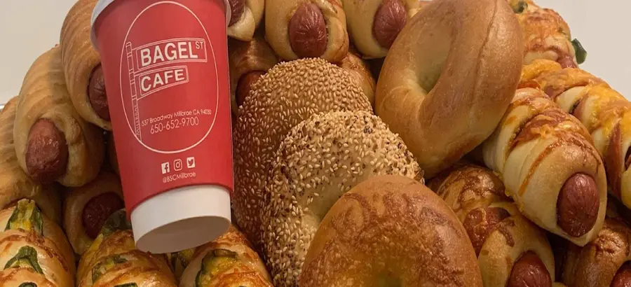 Menu image of Bagel with spreads. bagel street cafe's menu - millbrae | restaurants in millbrae