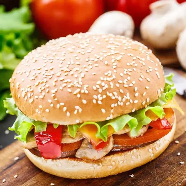 bamboo-cafe - Veg Burger