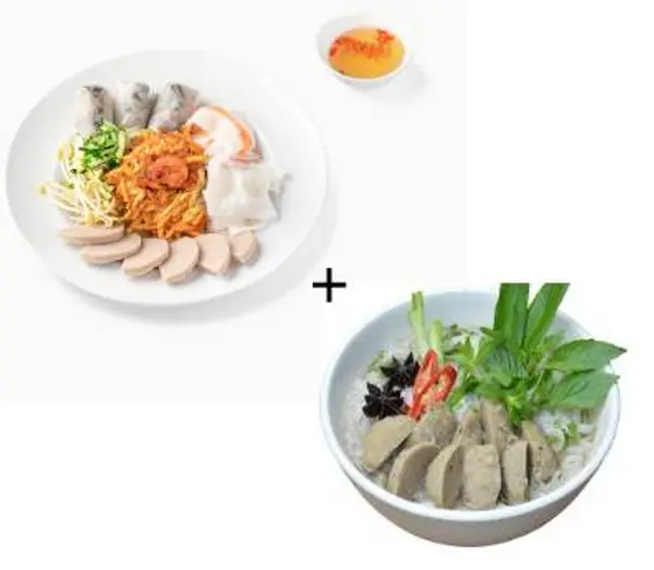 banh-cuon-tay-ho - Combo: 01 Bánh Cuốn Tây Hồ Đặc Biệt + 01 Phở Bò Viên