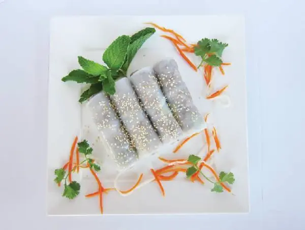 banh-cuon-tay-ho - Bánh Ướt Cuốn Thịt Nướng (4 rolls)