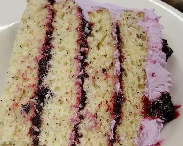 bannings-restaurant-and-pie-house - Berry Poppy Seed Cake