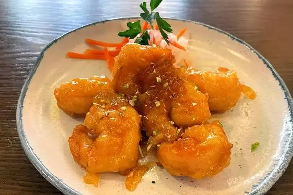 bao - Grapefruit Honey Prawn