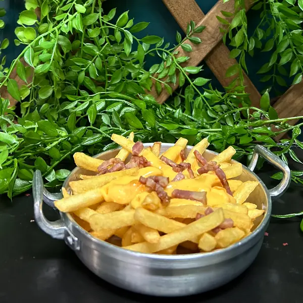 bar-do-ase - Batata com Bacon e Cheddar do Machadinho