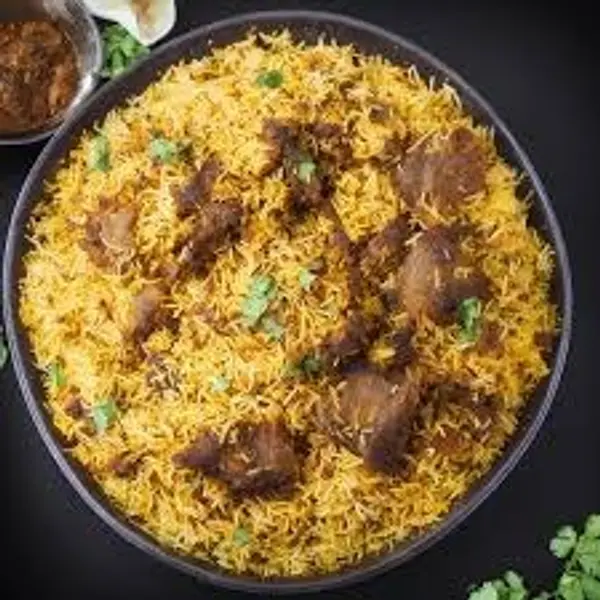 bawarchi-restaurant - SPECIAL MUTTON BIRYANI-PLATE