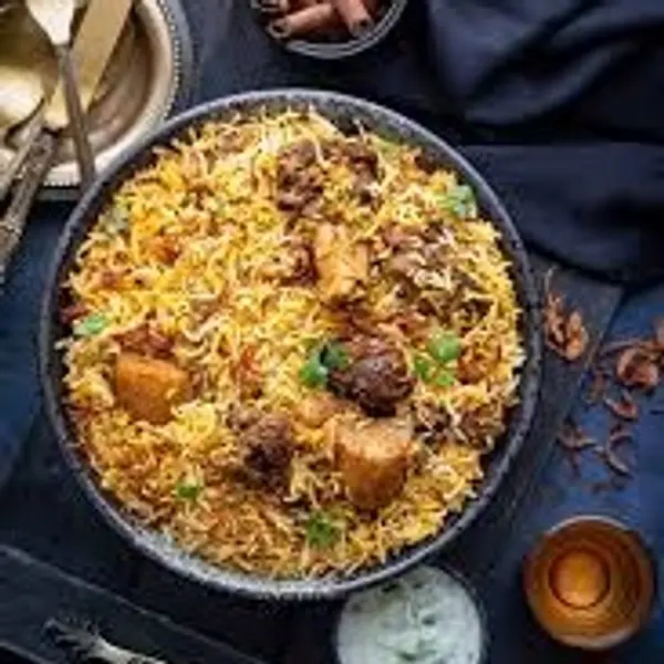 bawarchi-restaurant - MUTTON BIRYANI-PLATE