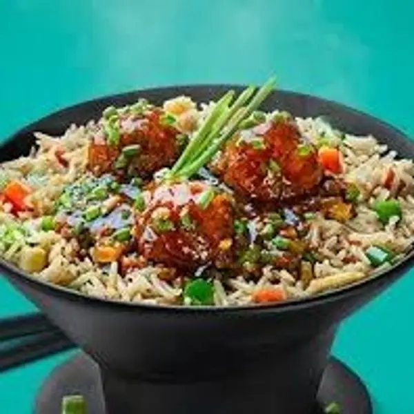 bawarchi-restaurant - VEG-MANCHURIAN FRIED RICE- SINGLE