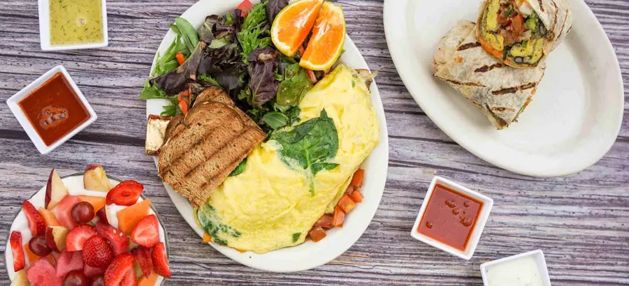 Menu image of Omelets and scrambles. bean bag cafe's menu - san francisco | restaurants in san francisco