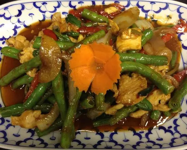 beau-thai-restaurant - Pad Prik Khing (Green Beans)