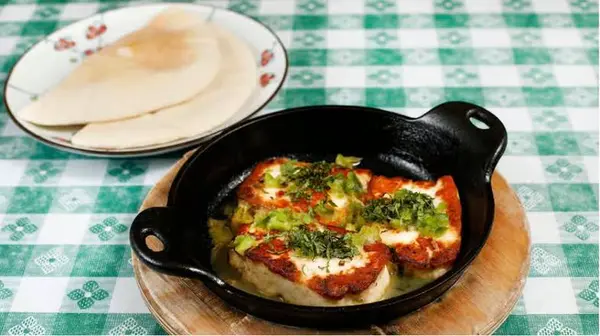 beit-rima - Baked Halloumi