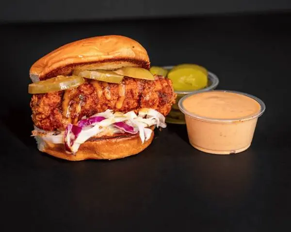 best-fckn-hot-chicken - SINGLE CHICKEN SANDWICH + PICKLES (1)